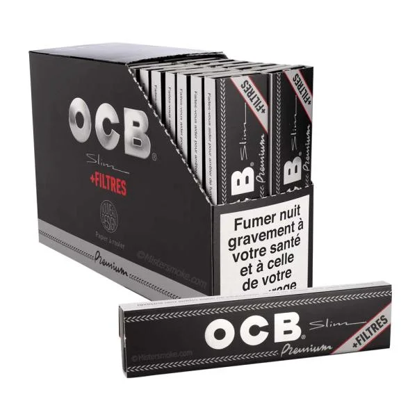 Feuilles Slim + Tips OCB Noir